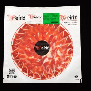 Jamón Cebo de campo ibérico 50 % raza ibérica, Loncheado a máquina, paquete 100 gr. neto