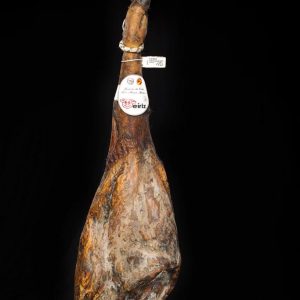 Jamón Cebo ibérico 50 % raza ibérica, Brida blanca,  8 Kg.