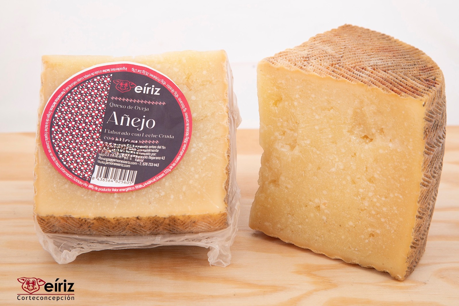 Queso Eíriz puro de Oveja con leche cruda, 17 meses curación