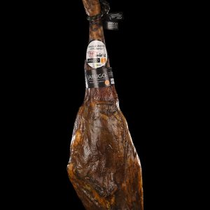 Jamón de Bellota 100 % ibérico. Denominación de Origen Protegida Jabugo. Añada 2023 Brida Negra.