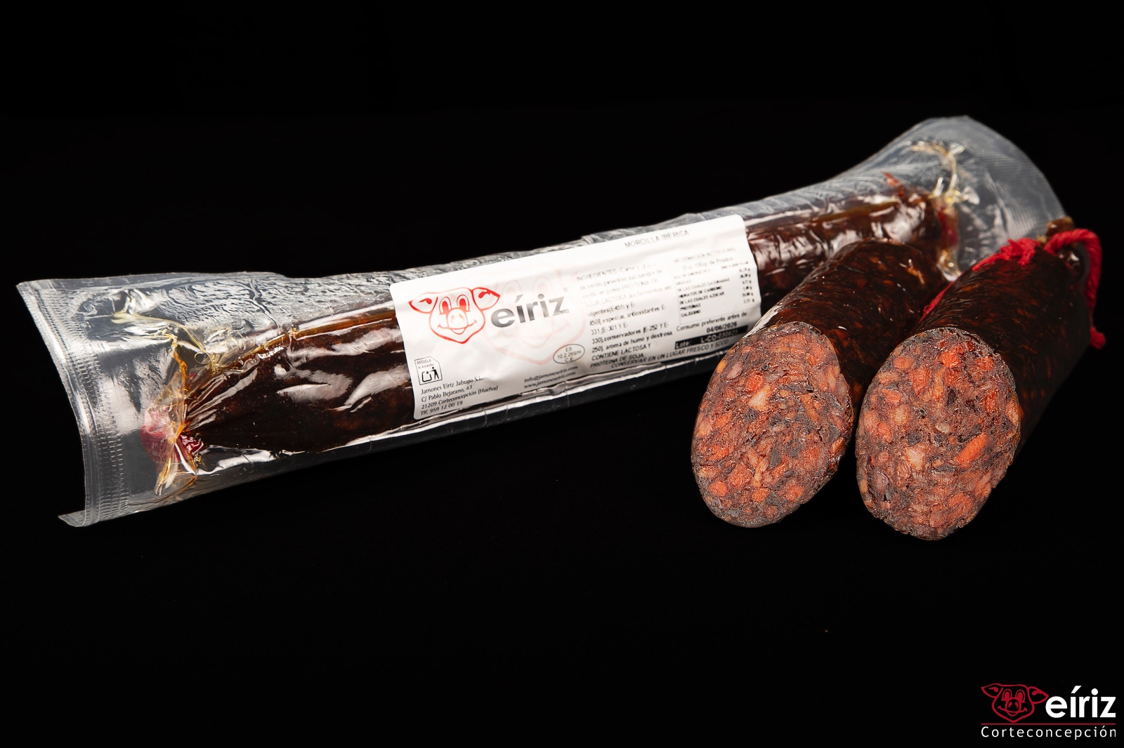 Morcilla de bellota ibérica 380-440 gr.