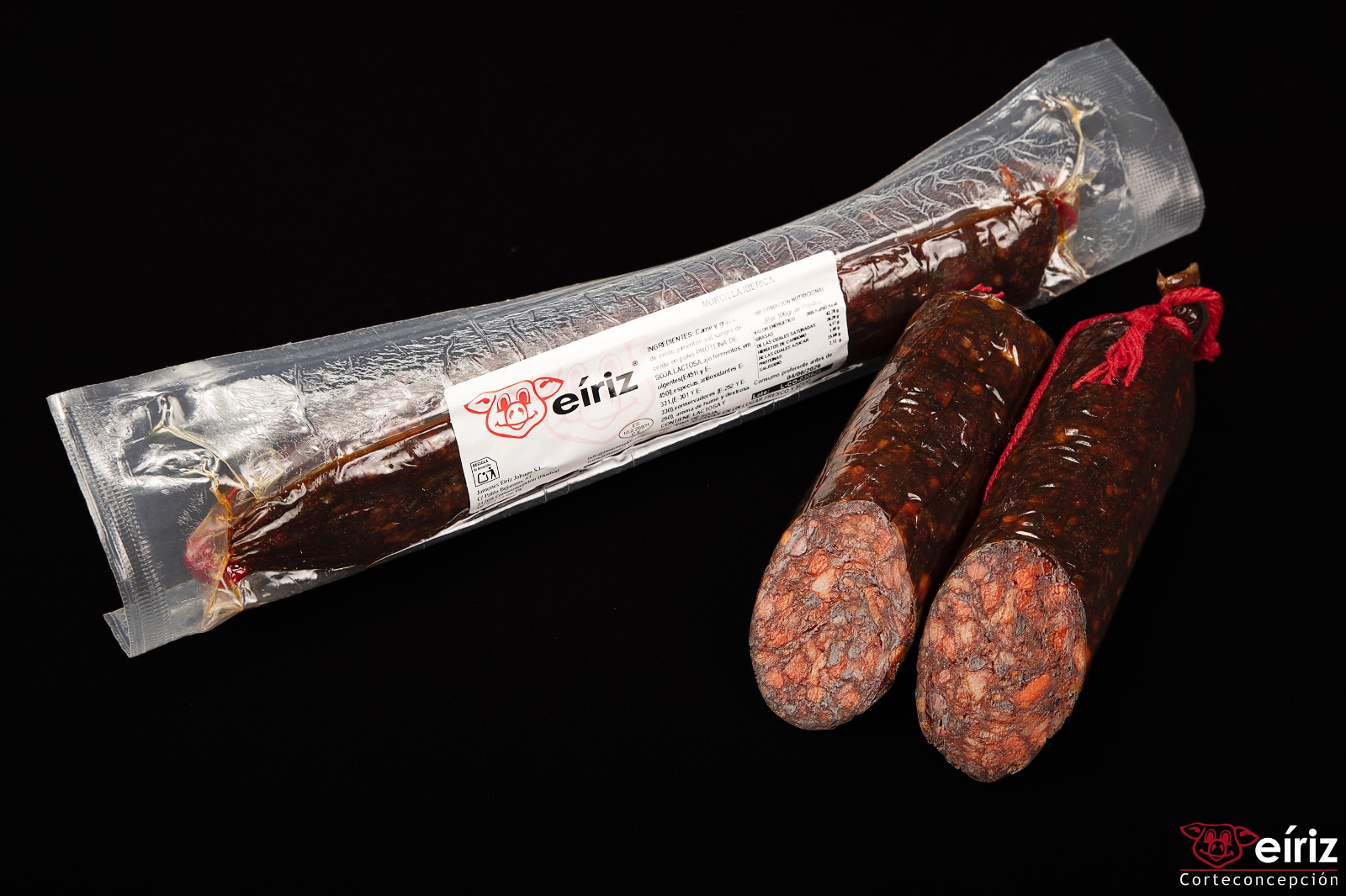 Morcilla de bellota ibérica 380-440 gr.